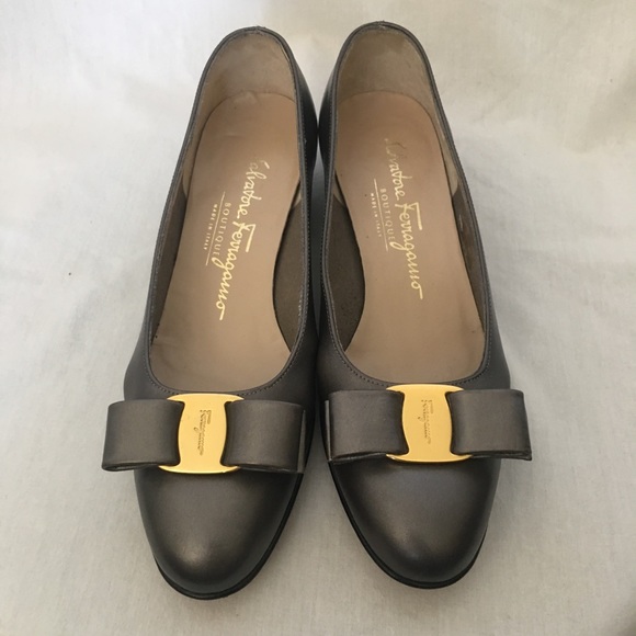 Salvatore Ferragamo Shoes - Vintage Salvatore Ferragamo Low Heel Shoes